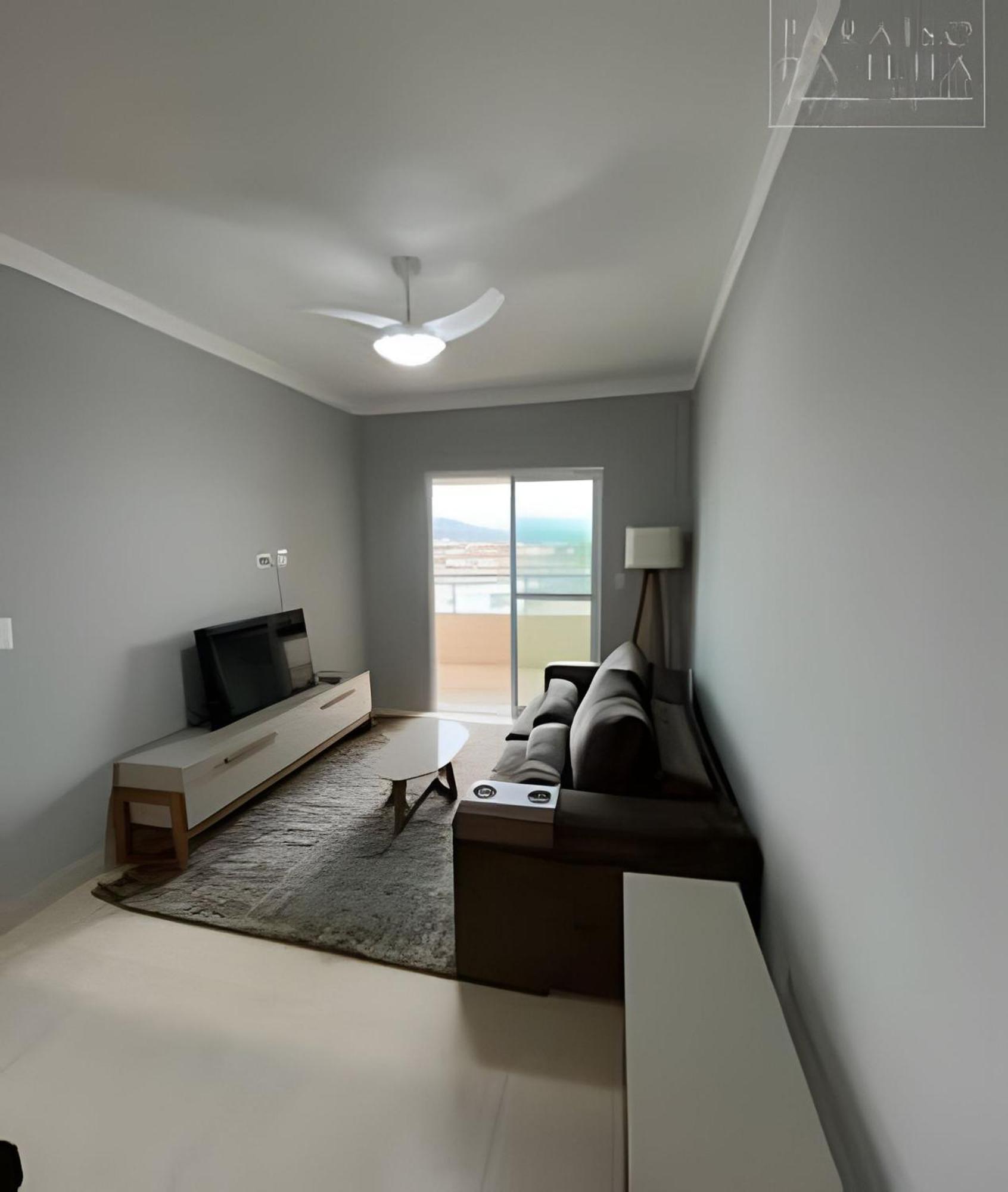 Apartamento Varanda E Churrasqueira Pe Na Areia Pg Praia Grande  Kültér fotó